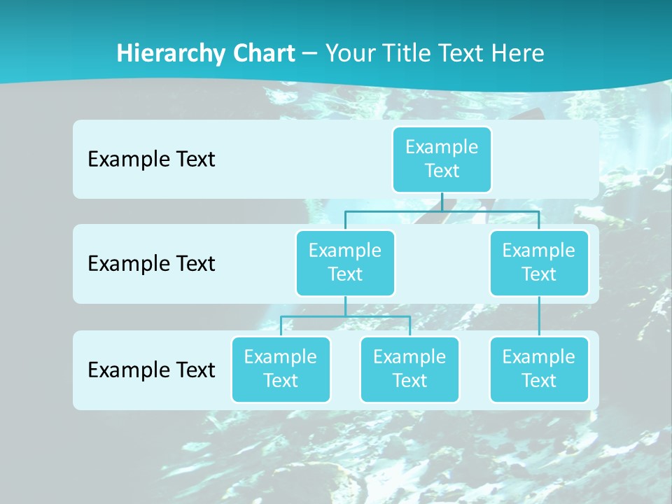 Geology Free Diving Fresh Water PowerPoint Template