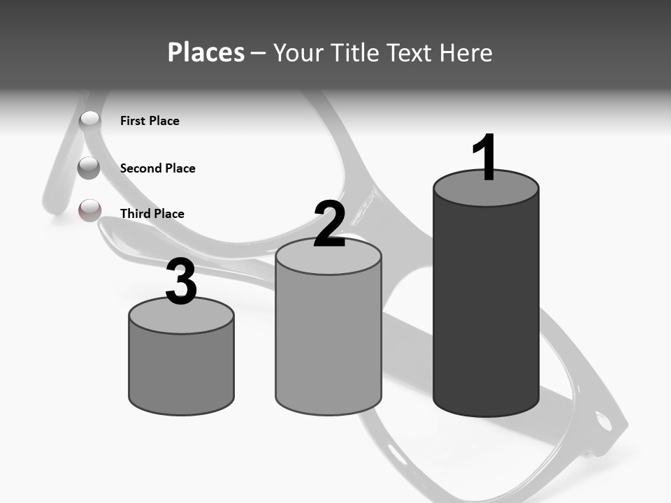 Eyes Lifestyle Eyeglasses PowerPoint Template