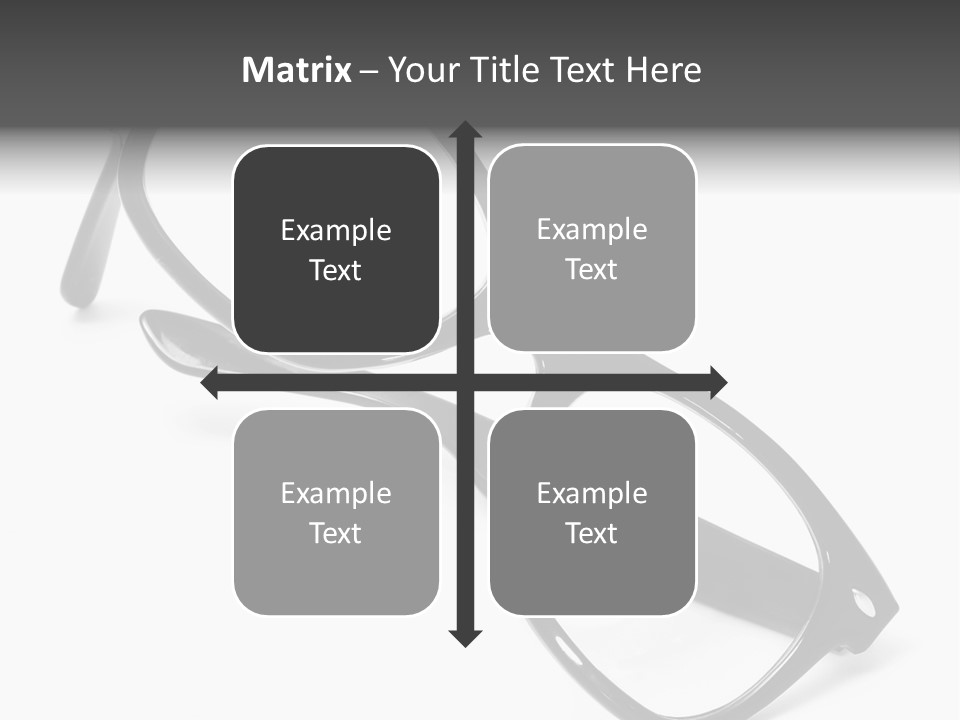 Eyes Lifestyle Eyeglasses PowerPoint Template