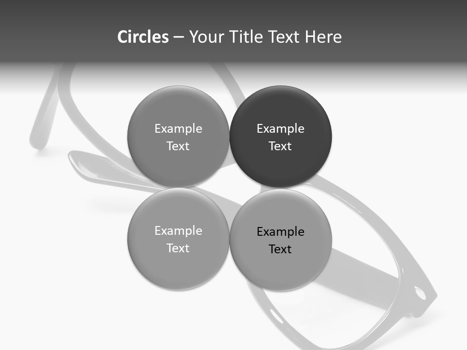 Eyes Lifestyle Eyeglasses PowerPoint Template