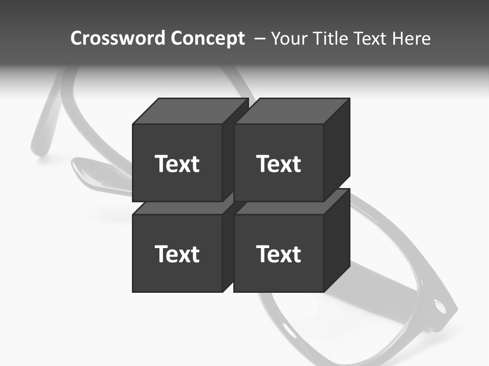 Eyes Lifestyle Eyeglasses PowerPoint Template
