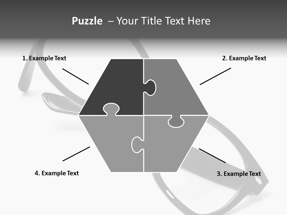 Eyes Lifestyle Eyeglasses PowerPoint Template