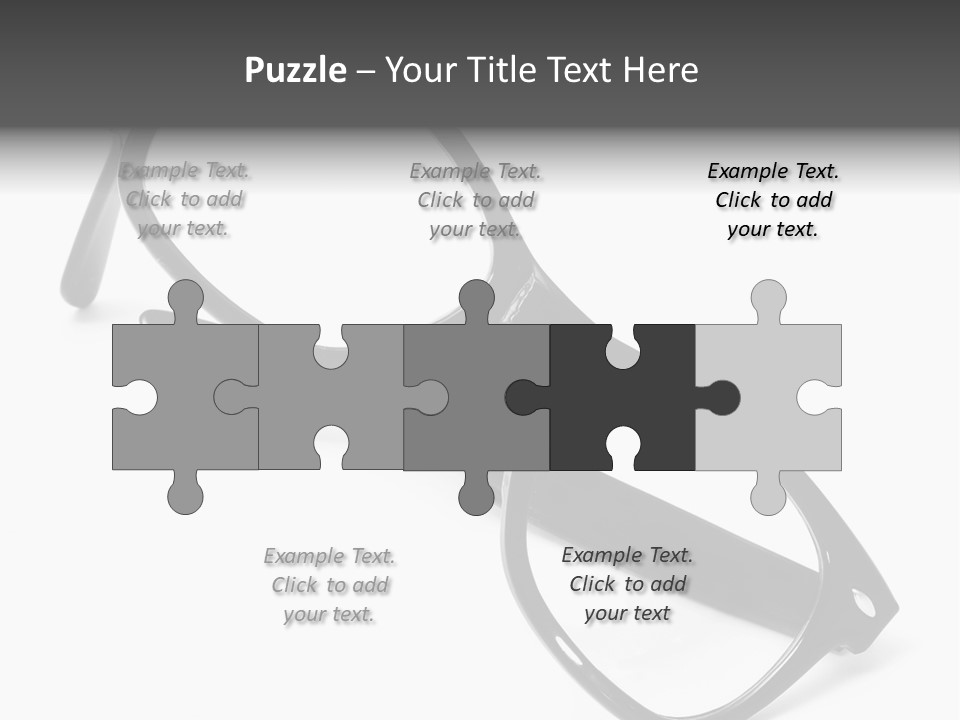 Eyes Lifestyle Eyeglasses PowerPoint Template