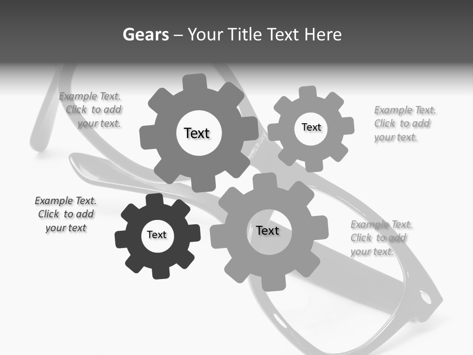 Eyes Lifestyle Eyeglasses PowerPoint Template