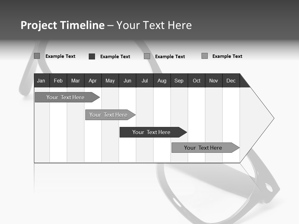 Eyes Lifestyle Eyeglasses PowerPoint Template