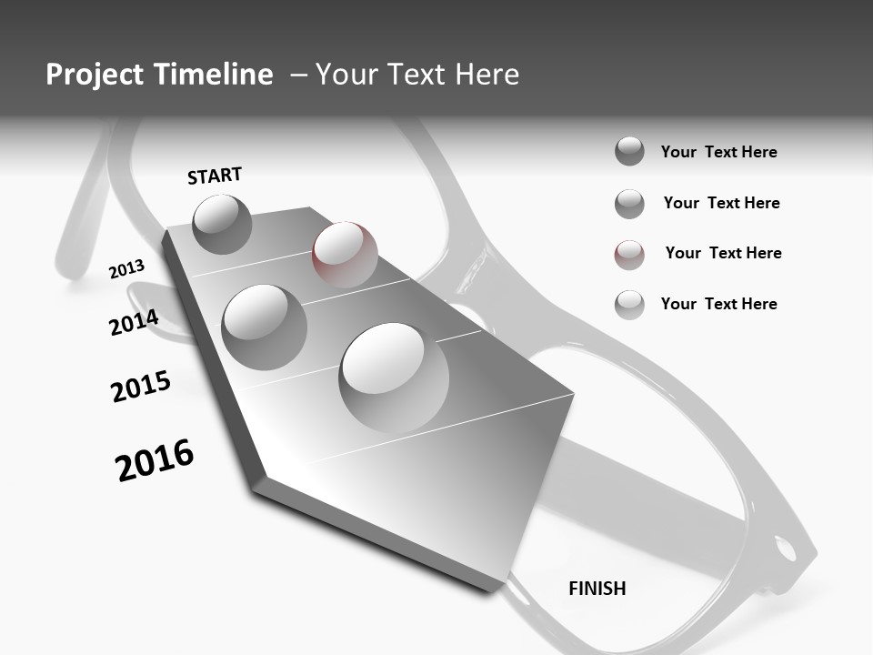 Eyes Lifestyle Eyeglasses PowerPoint Template