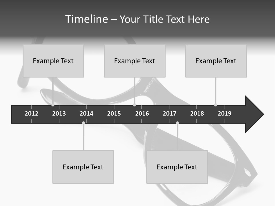 Eyes Lifestyle Eyeglasses PowerPoint Template