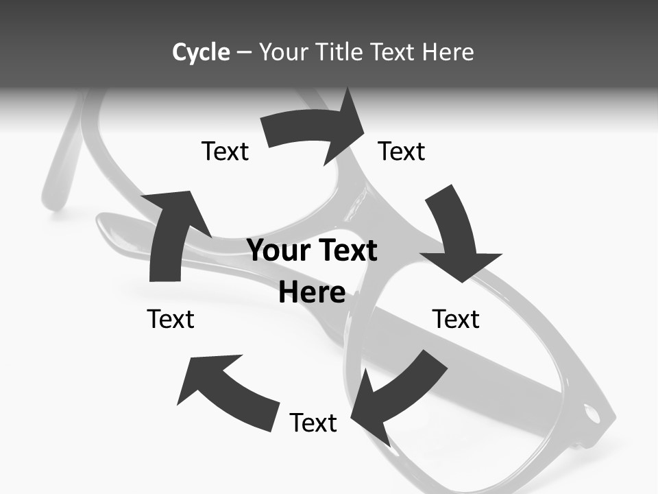 Eyes Lifestyle Eyeglasses PowerPoint Template