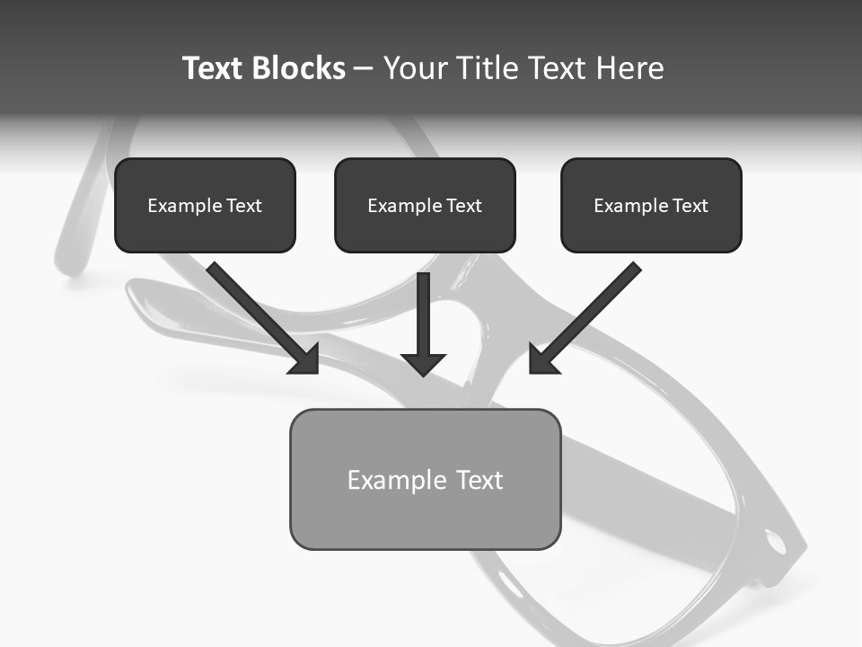 Eyes Lifestyle Eyeglasses PowerPoint Template
