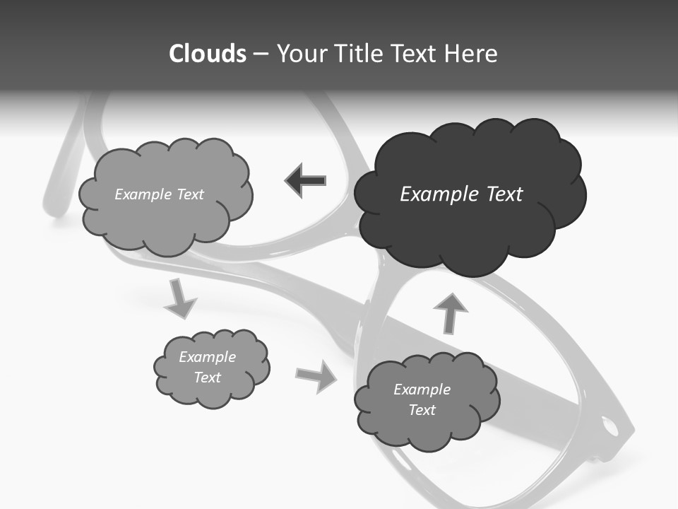 Eyes Lifestyle Eyeglasses PowerPoint Template