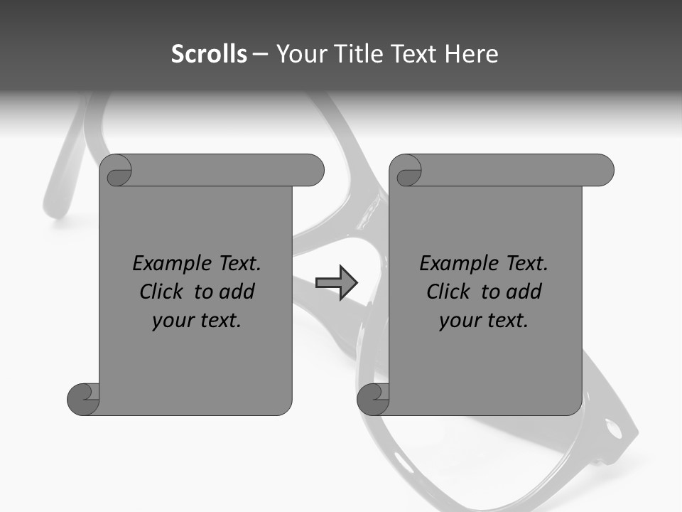 Eyes Lifestyle Eyeglasses PowerPoint Template