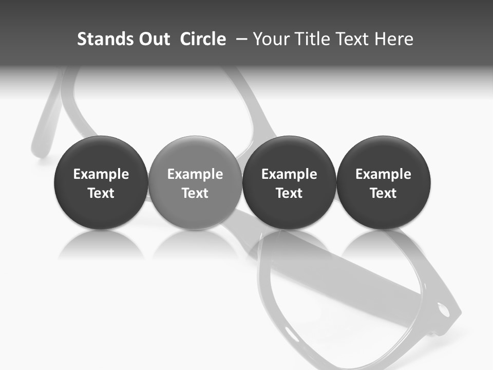 Eyes Lifestyle Eyeglasses PowerPoint Template