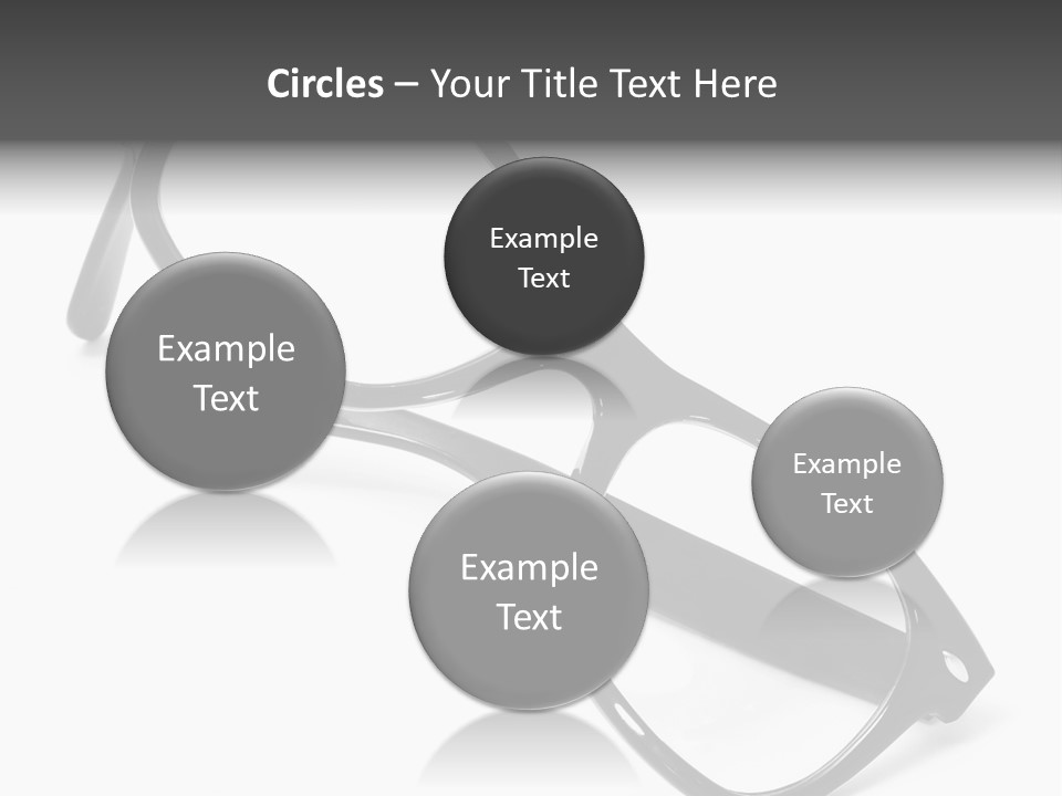 Eyes Lifestyle Eyeglasses PowerPoint Template