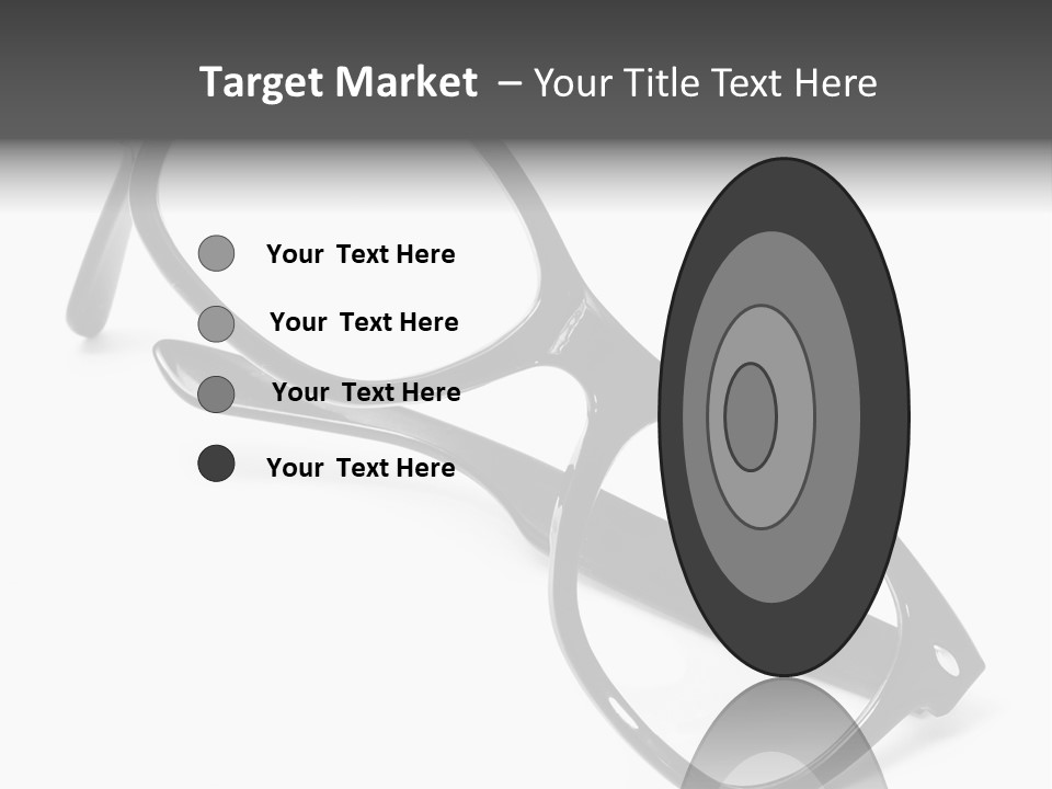 Eyes Lifestyle Eyeglasses PowerPoint Template