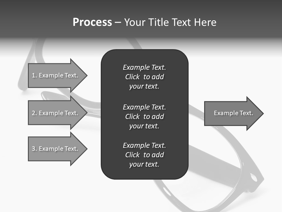Eyes Lifestyle Eyeglasses PowerPoint Template