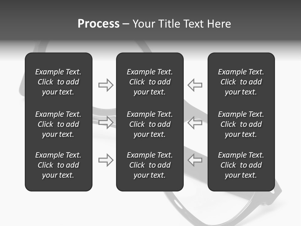Eyes Lifestyle Eyeglasses PowerPoint Template
