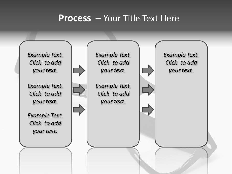 Eyes Lifestyle Eyeglasses PowerPoint Template