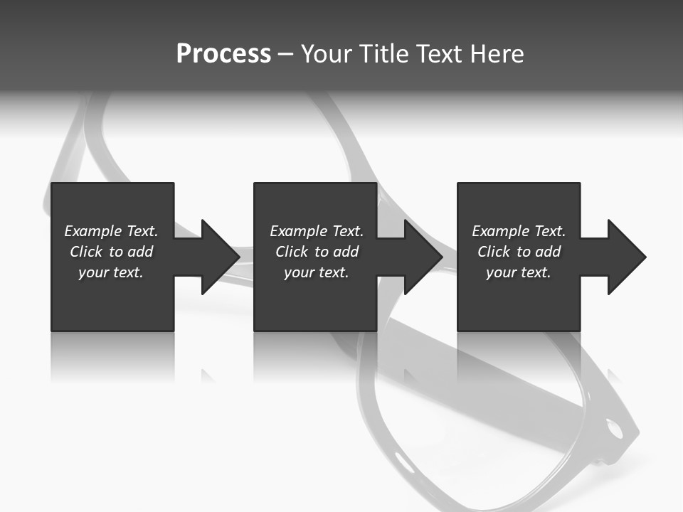 Eyes Lifestyle Eyeglasses PowerPoint Template