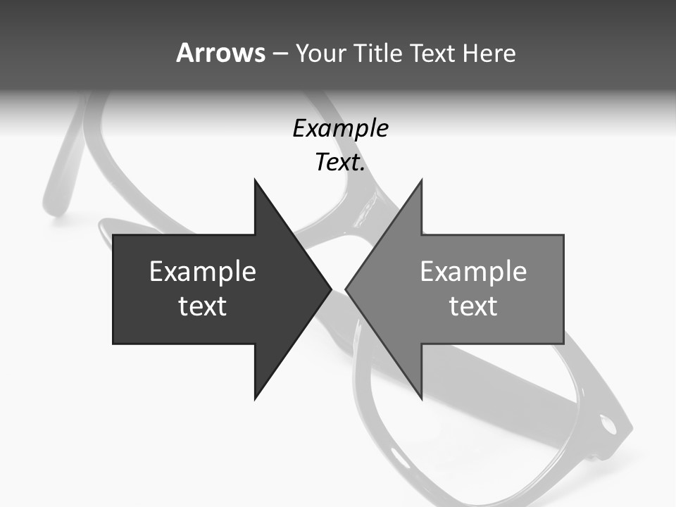 Eyes Lifestyle Eyeglasses PowerPoint Template