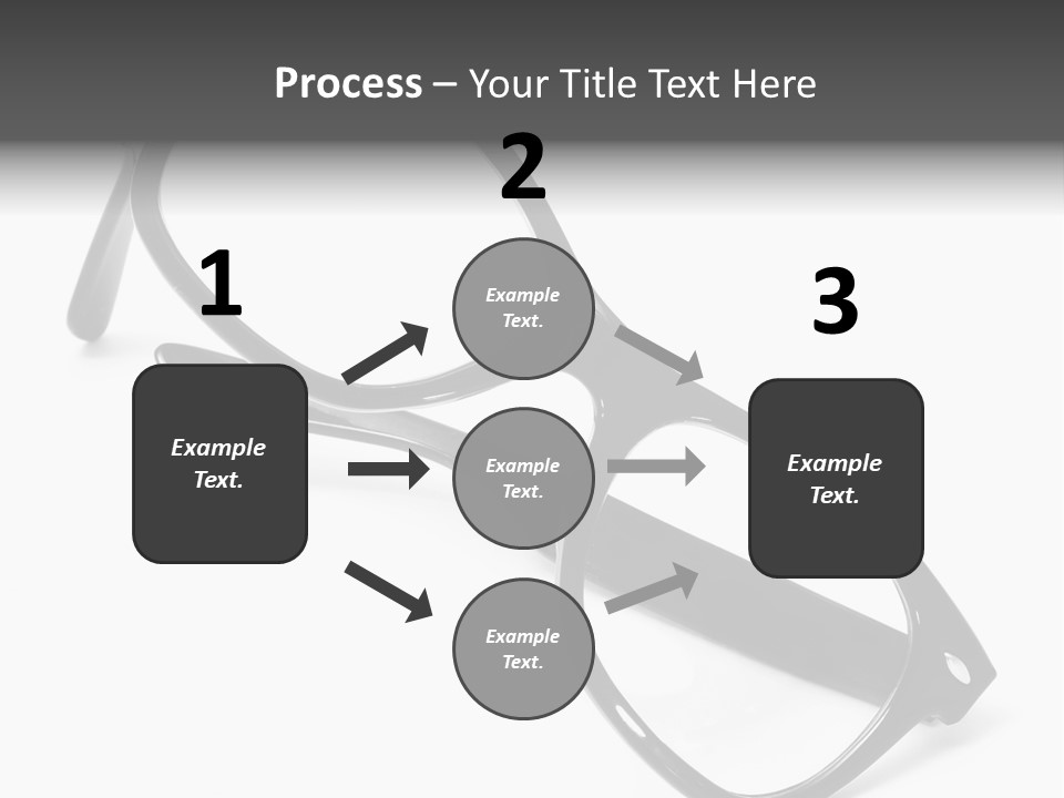Eyes Lifestyle Eyeglasses PowerPoint Template