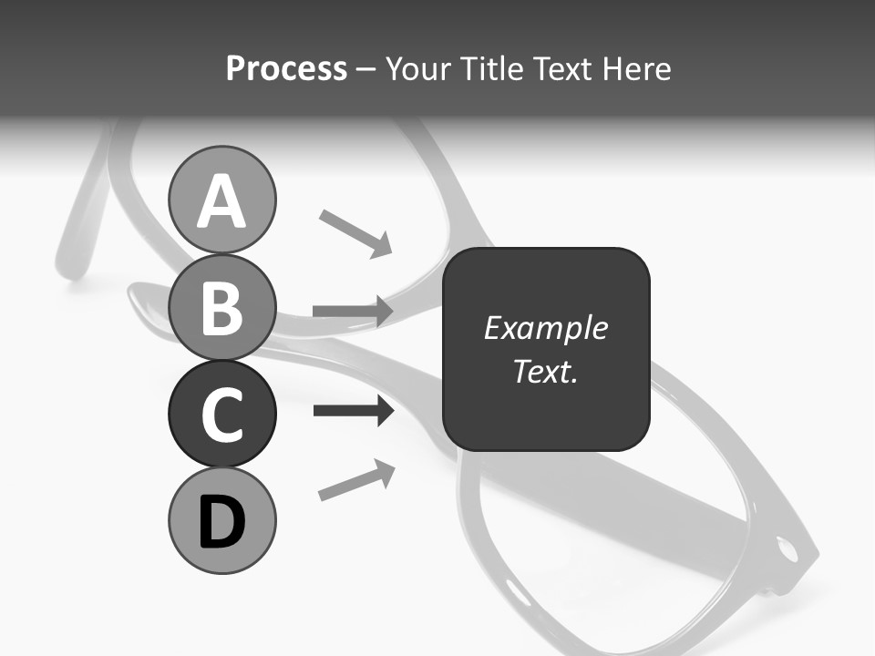 Eyes Lifestyle Eyeglasses PowerPoint Template