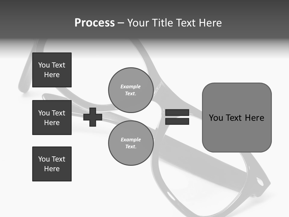 Eyes Lifestyle Eyeglasses PowerPoint Template