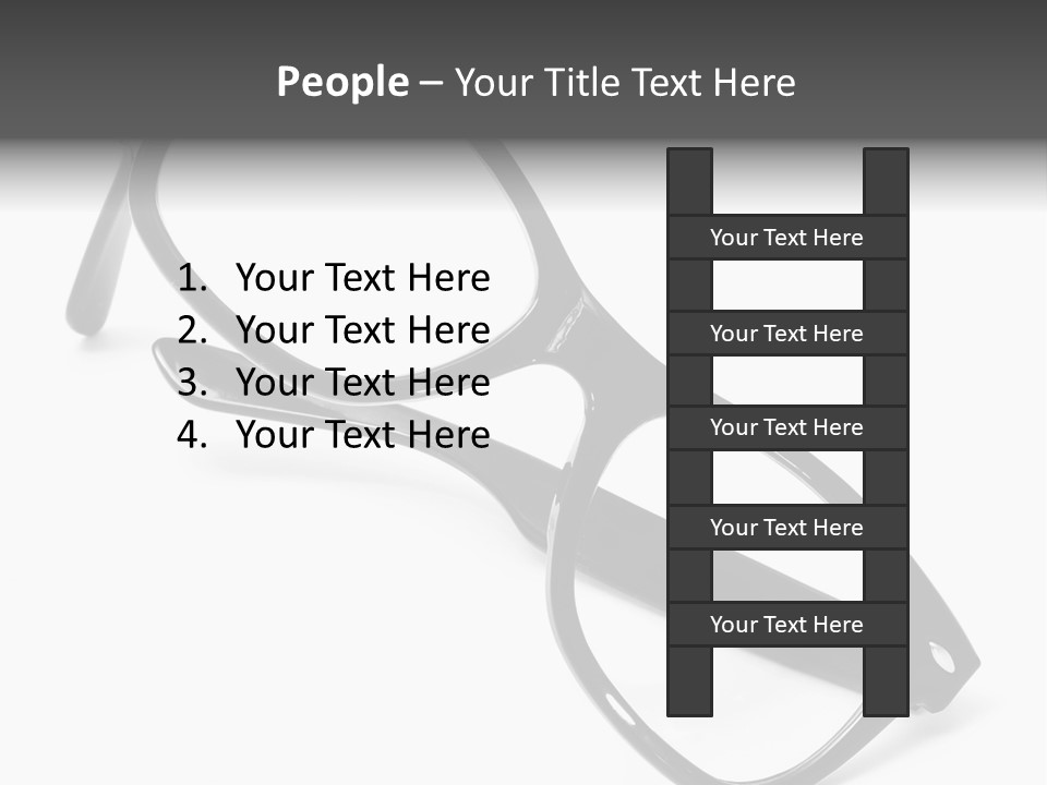 Eyes Lifestyle Eyeglasses PowerPoint Template