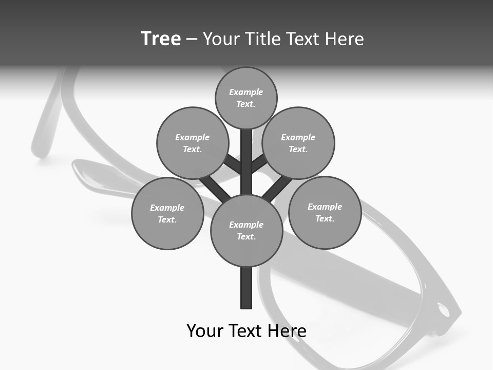 Eyes Lifestyle Eyeglasses PowerPoint Template