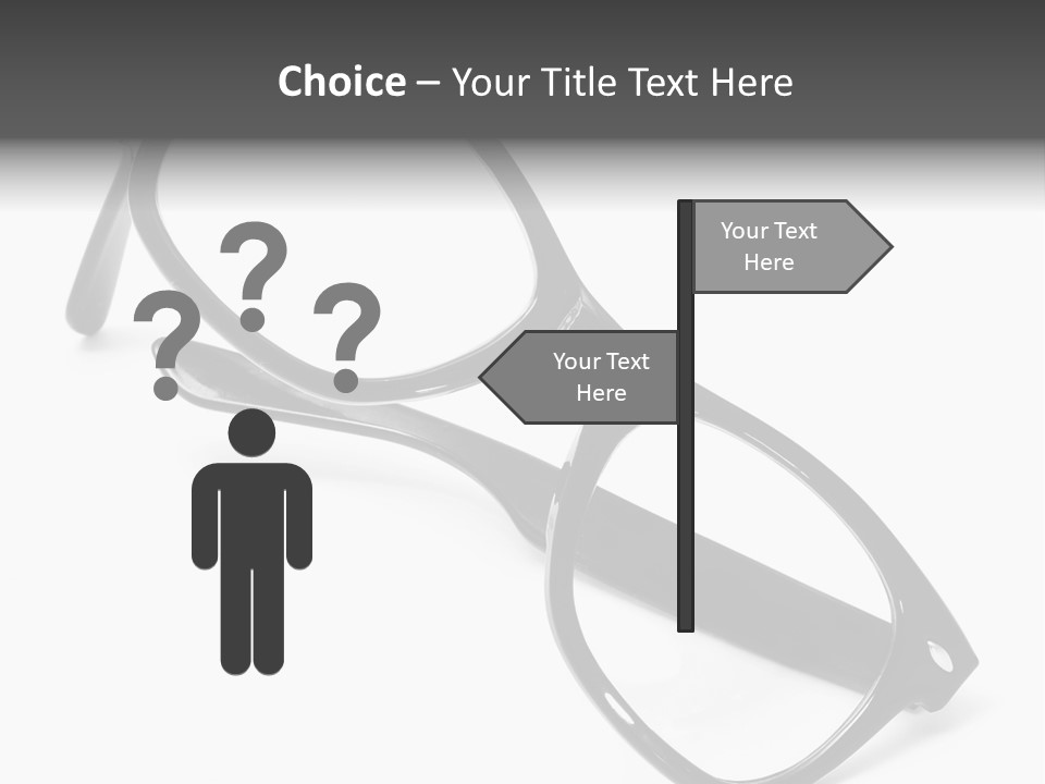 Eyes Lifestyle Eyeglasses PowerPoint Template