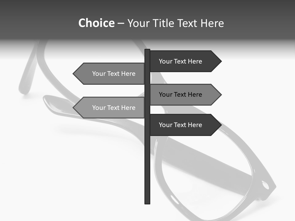 Eyes Lifestyle Eyeglasses PowerPoint Template