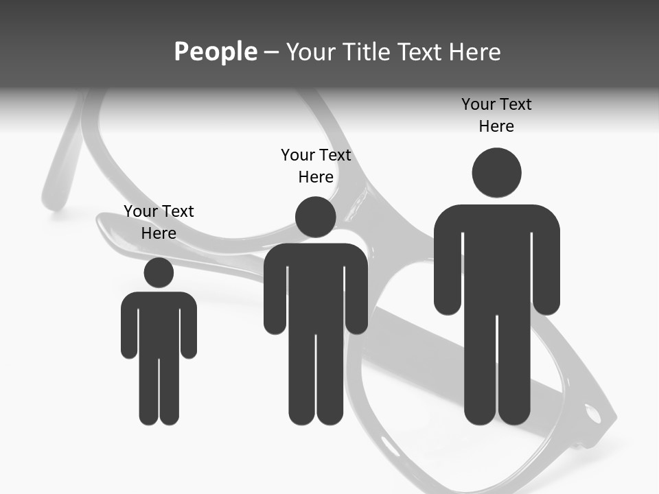 Eyes Lifestyle Eyeglasses PowerPoint Template