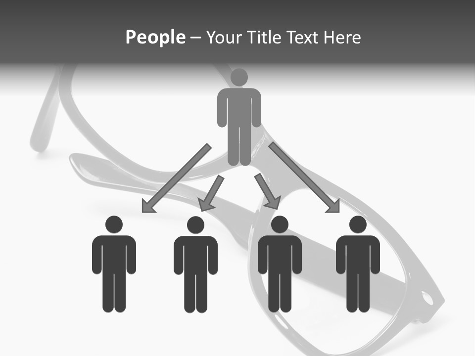 Eyes Lifestyle Eyeglasses PowerPoint Template