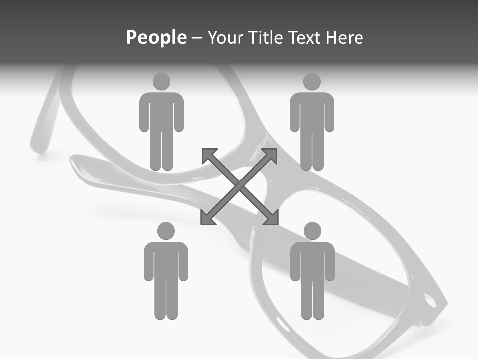 Eyes Lifestyle Eyeglasses PowerPoint Template