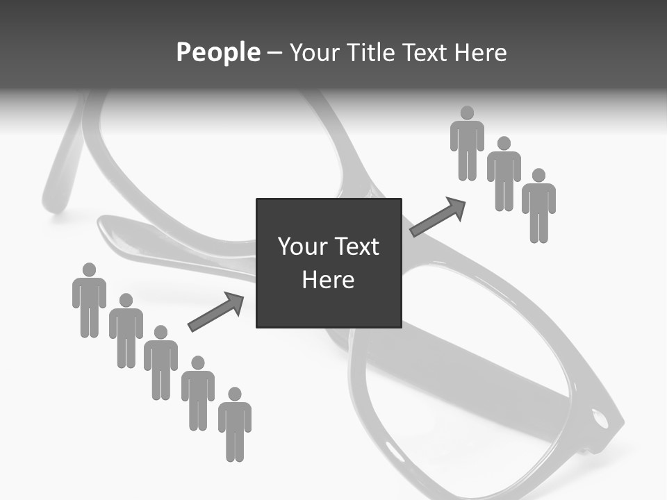 Eyes Lifestyle Eyeglasses PowerPoint Template