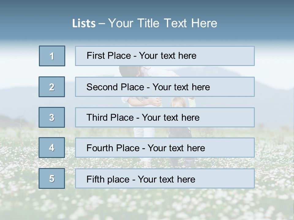Daughter Parenthood Son PowerPoint Template