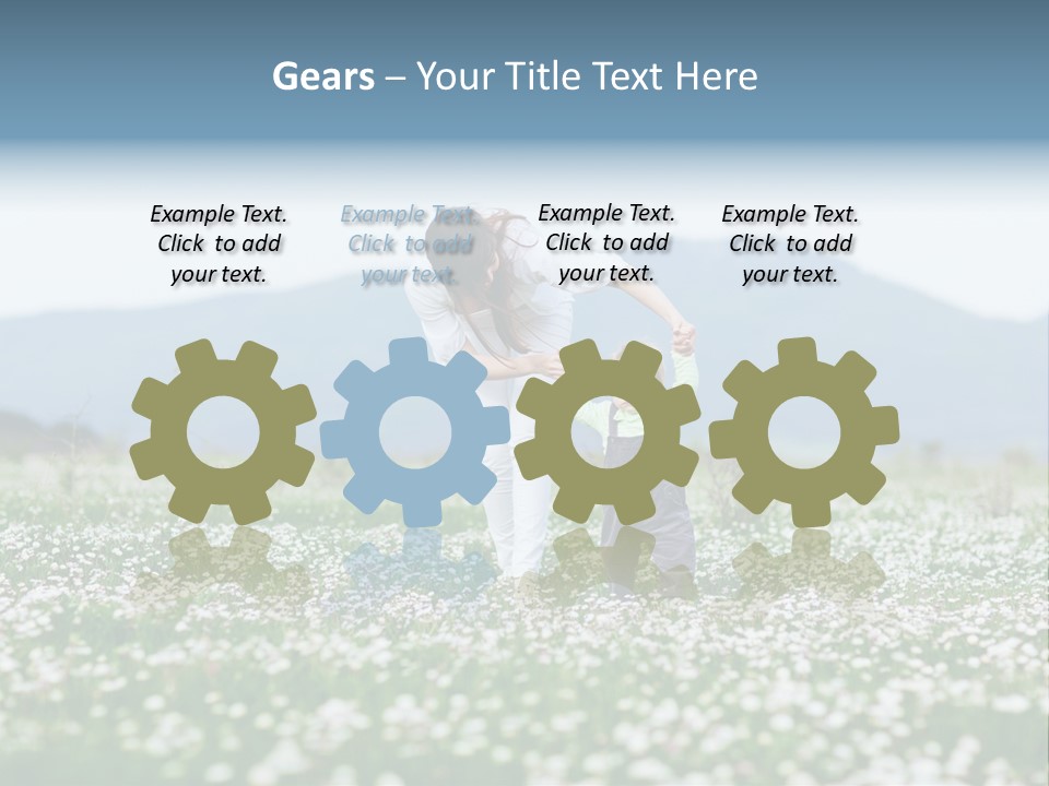 Daughter Parenthood Son PowerPoint Template