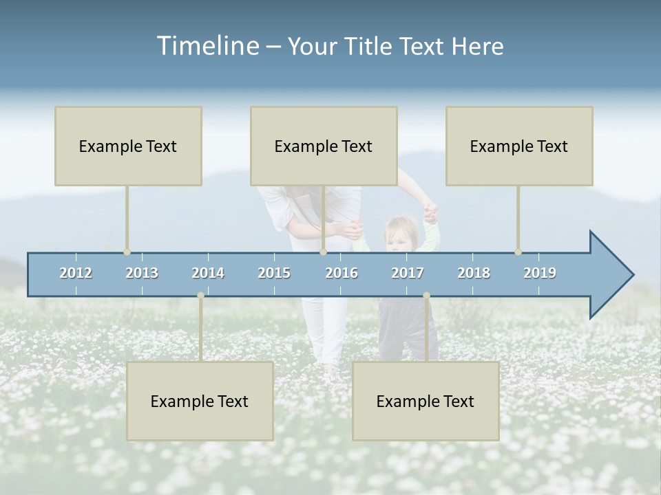 Daughter Parenthood Son PowerPoint Template