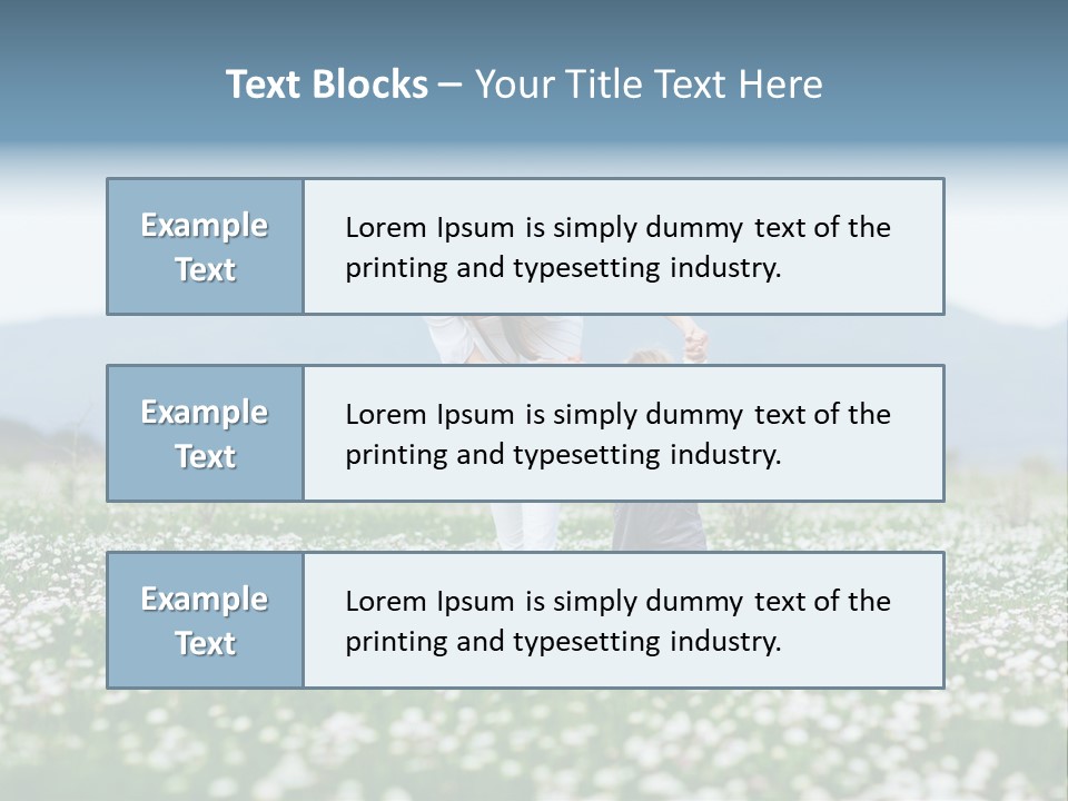 Daughter Parenthood Son PowerPoint Template