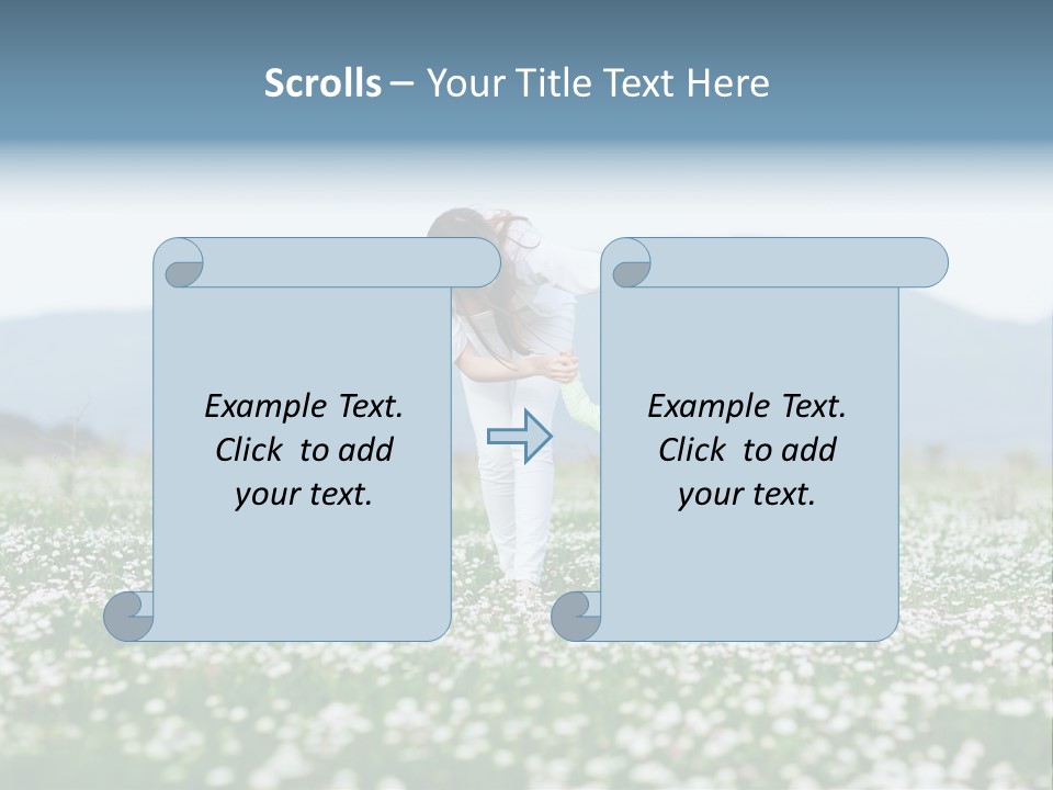 Daughter Parenthood Son PowerPoint Template