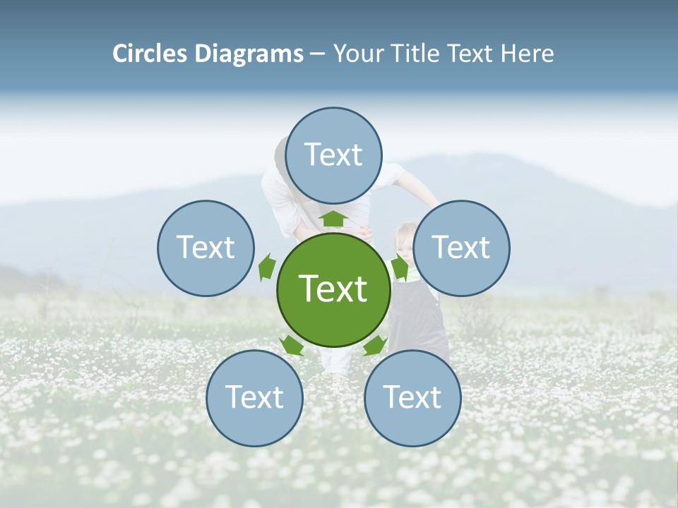 Daughter Parenthood Son PowerPoint Template