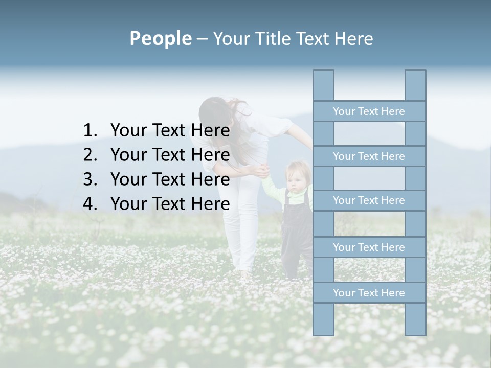 Daughter Parenthood Son PowerPoint Template