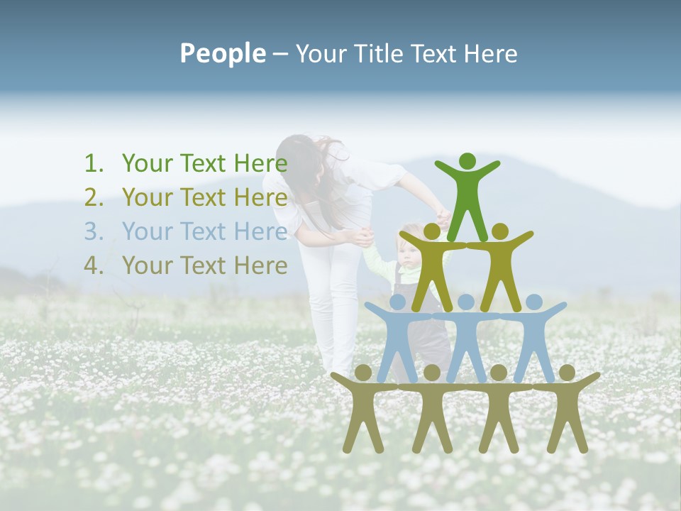 Daughter Parenthood Son PowerPoint Template