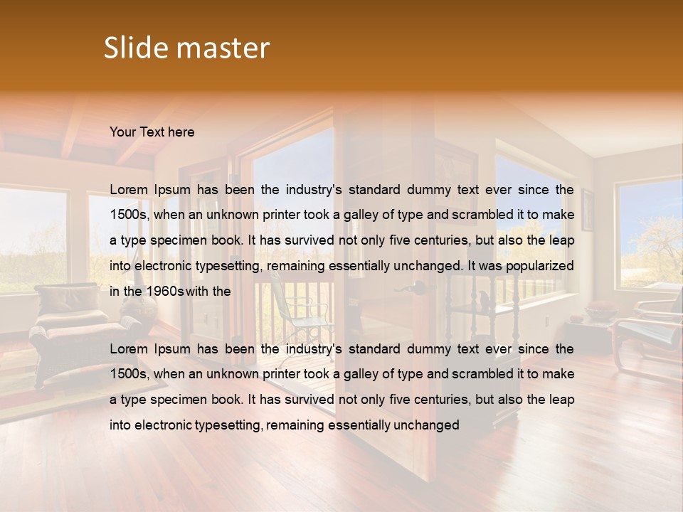 Unique Photo Outside PowerPoint Template