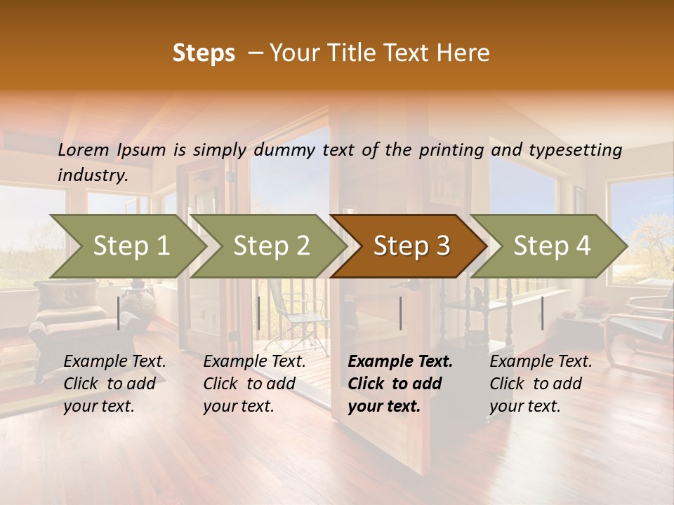 Unique Photo Outside PowerPoint Template