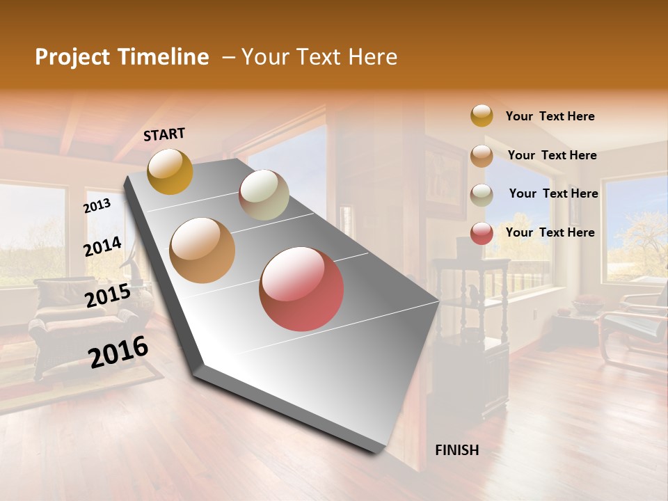 Unique Photo Outside PowerPoint Template