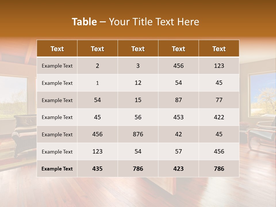 Unique Photo Outside PowerPoint Template
