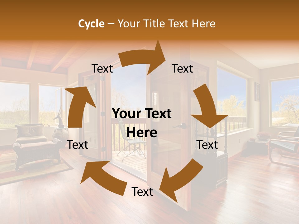 Unique Photo Outside PowerPoint Template