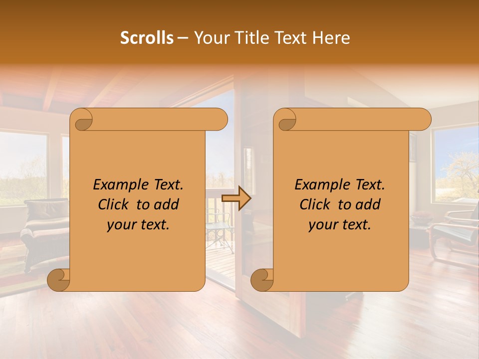 Unique Photo Outside PowerPoint Template