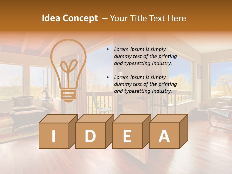Unique Photo Outside PowerPoint Template