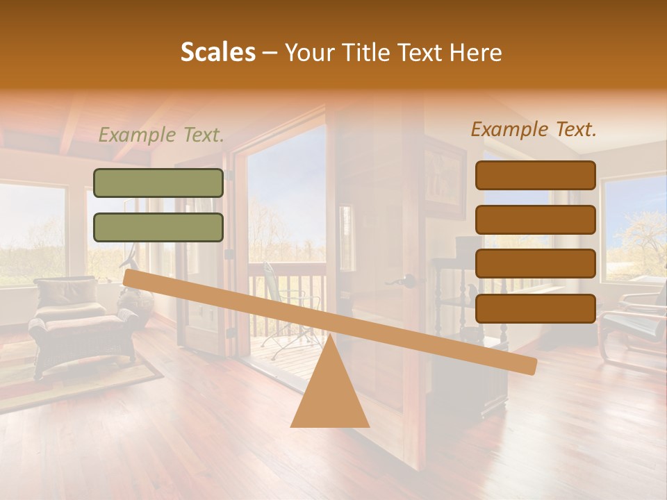 Unique Photo Outside PowerPoint Template